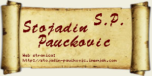 Stojadin Paučković vizit kartica